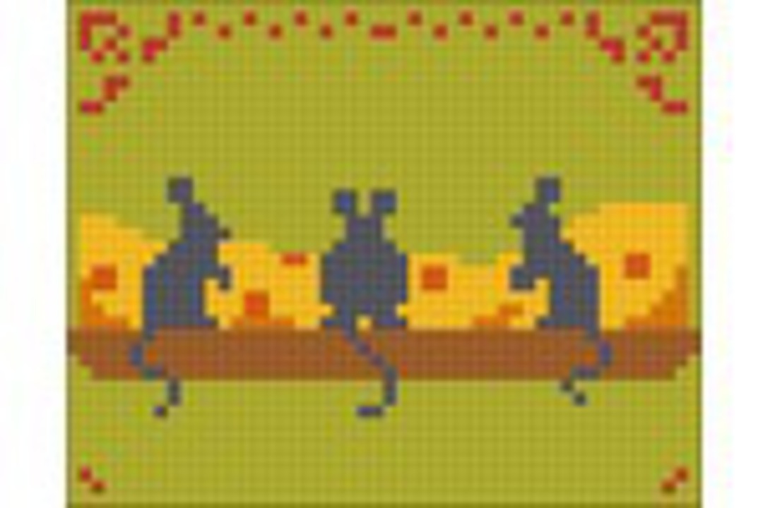 Three Blind Mice One [1] Baseplates Mini-mosaic Art Kit image 0